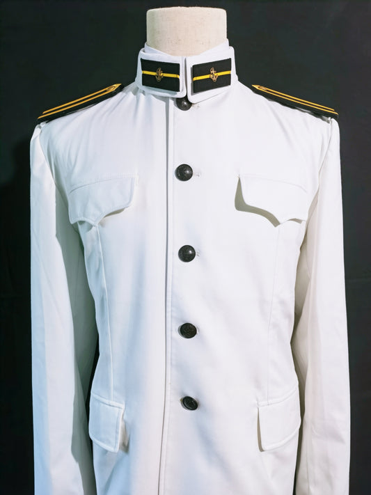 Chinese Type 55 Naval Cadet White Tunic and Insignia Reproduction Set