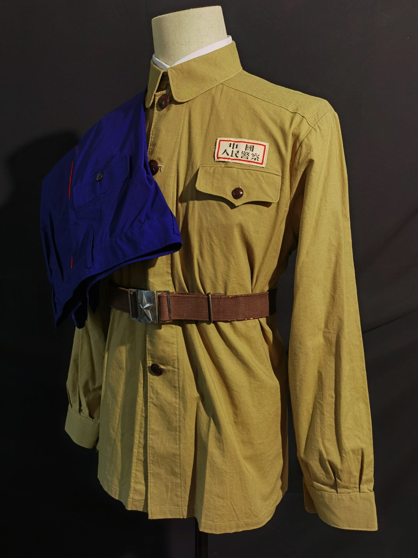 Type 55 Chinese Public Security Troops Soldier Uniform Reproduction Set (Custom Made)