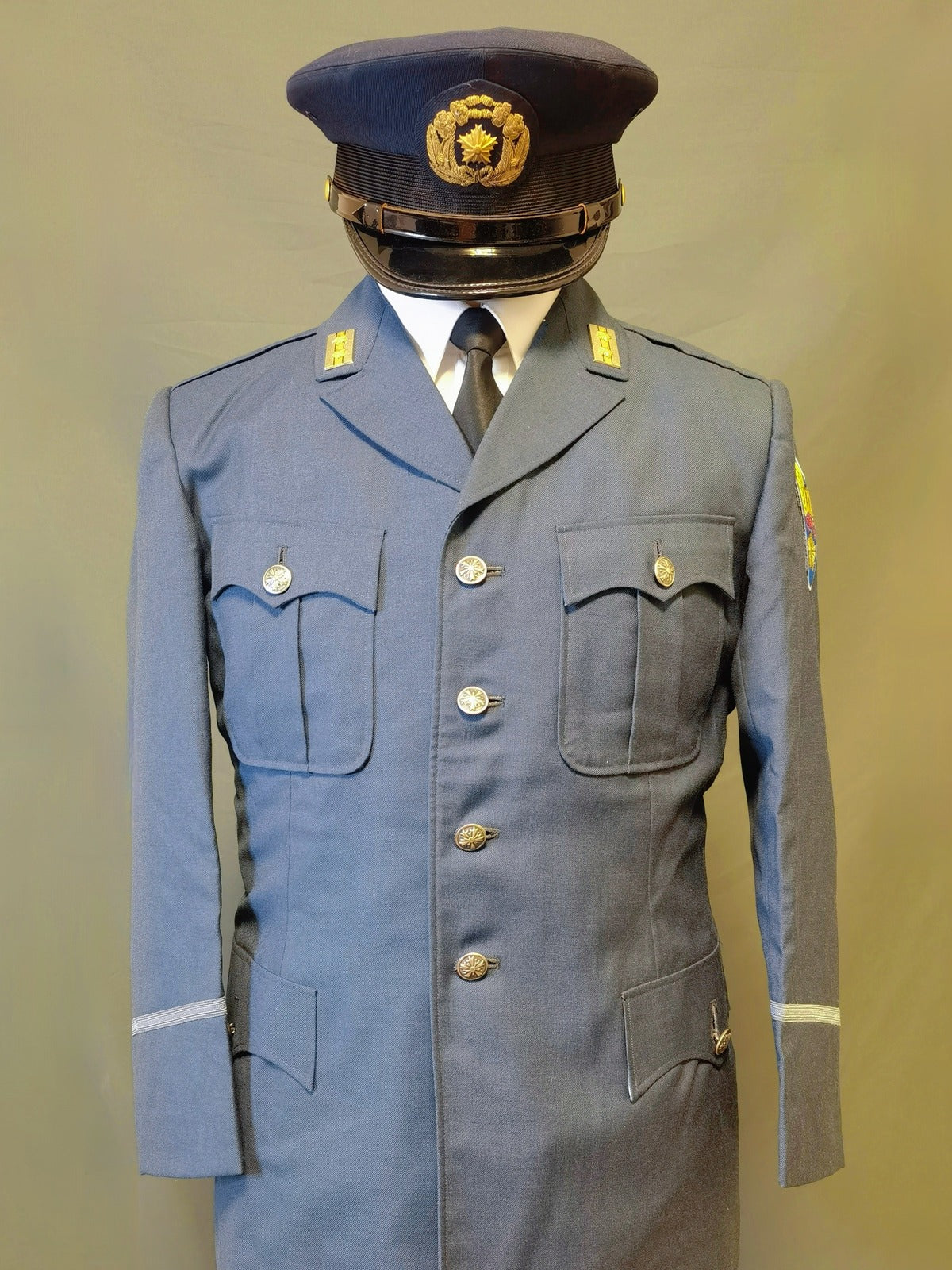 Showa 53 Japanese Airport Security Uniform Set with Winter Cap