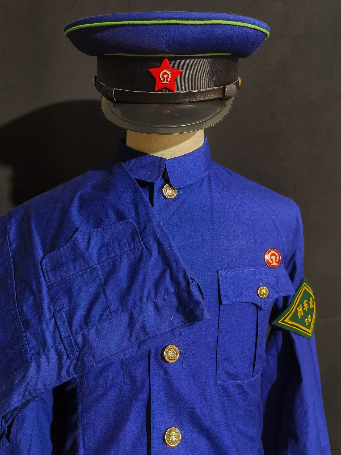 Original Type 78 Railway Spring & Autumn Service Uniform Set (Jacket, Trousers & Peaked Cap)