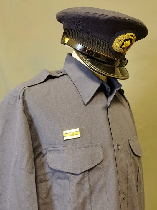 Japanese Police Heisei 1994 Service Shirt & Peaked Cap Reproduction Set