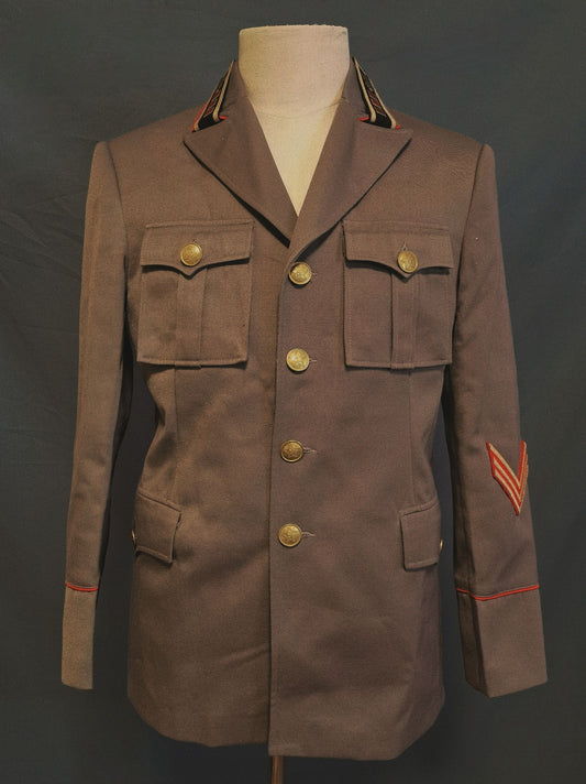 Soviet M35 Armored Troops Officer Open-Collar Reproduction Tunic Set