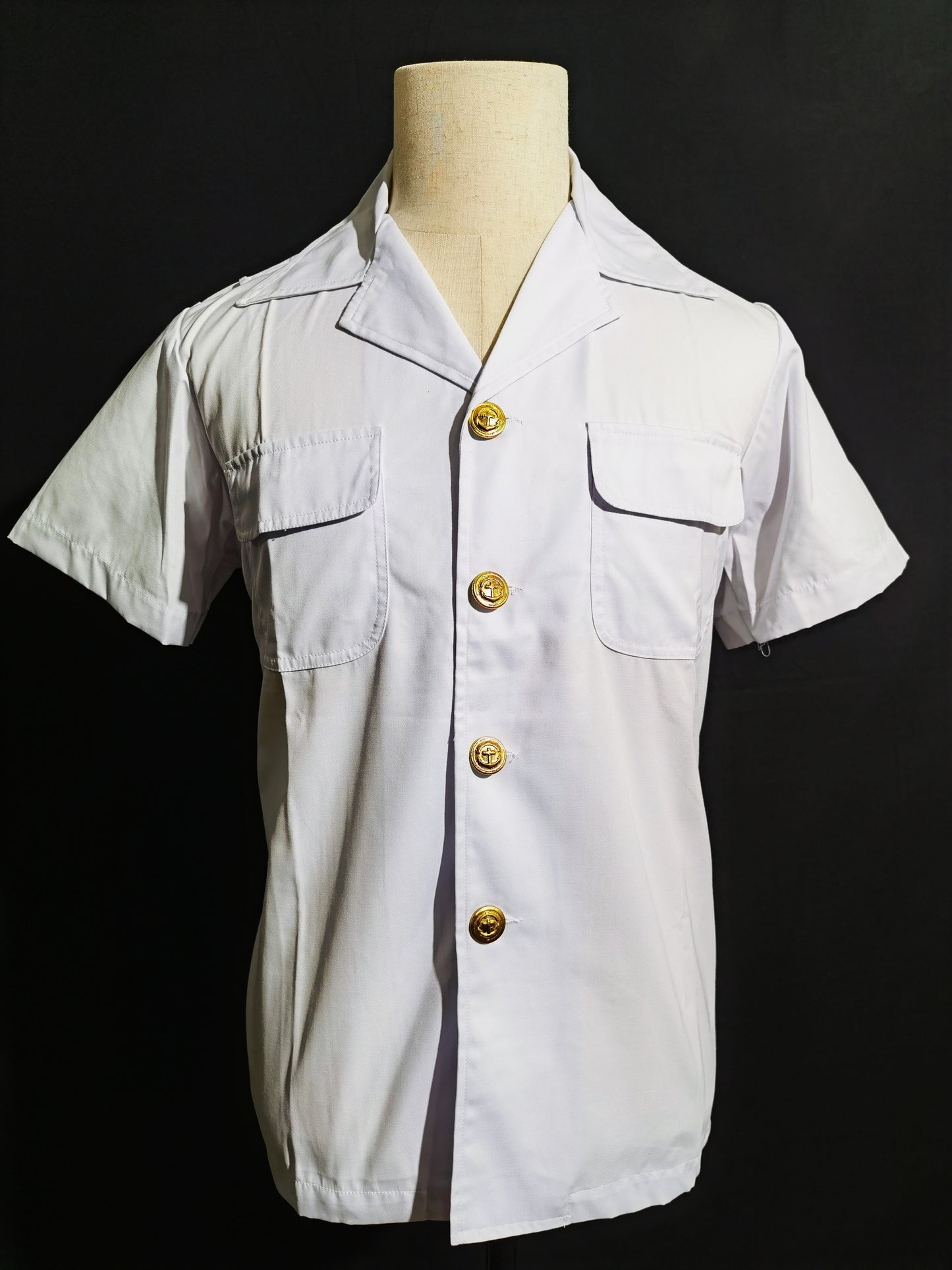 Chinese COSCO 1990s Seafarer Summer White Uniform Vintage Set