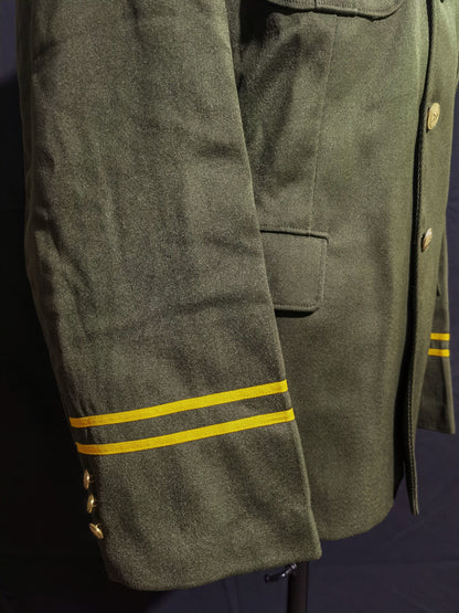 Original Type 95 Police Winter Uniform Set (Wool Gabardine Lapel Jacket, Trousers & Winter Fur Cap, Grade 1 Superintendent)