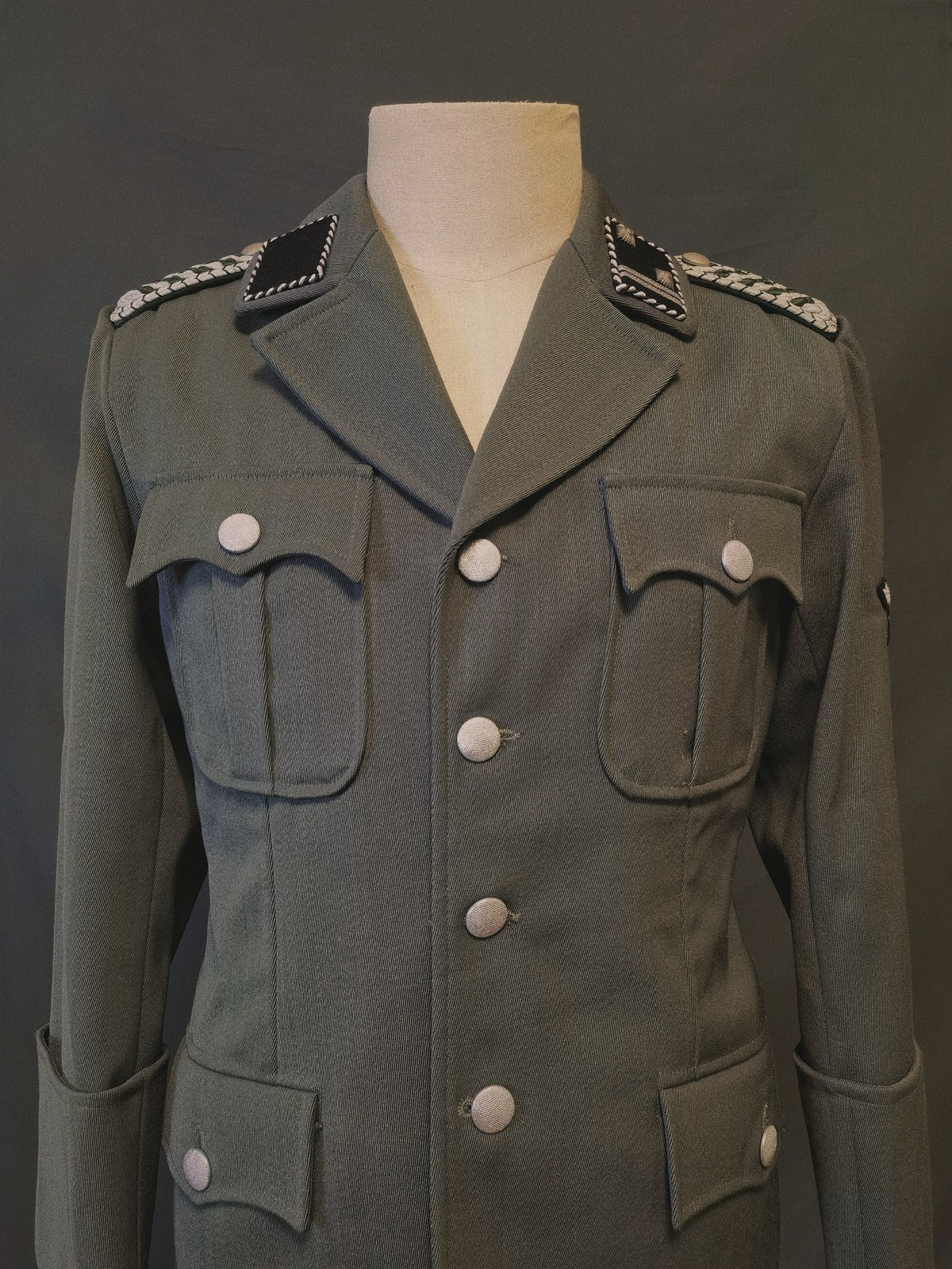 1936 European Officer-Style Wool Tunic Reproduction