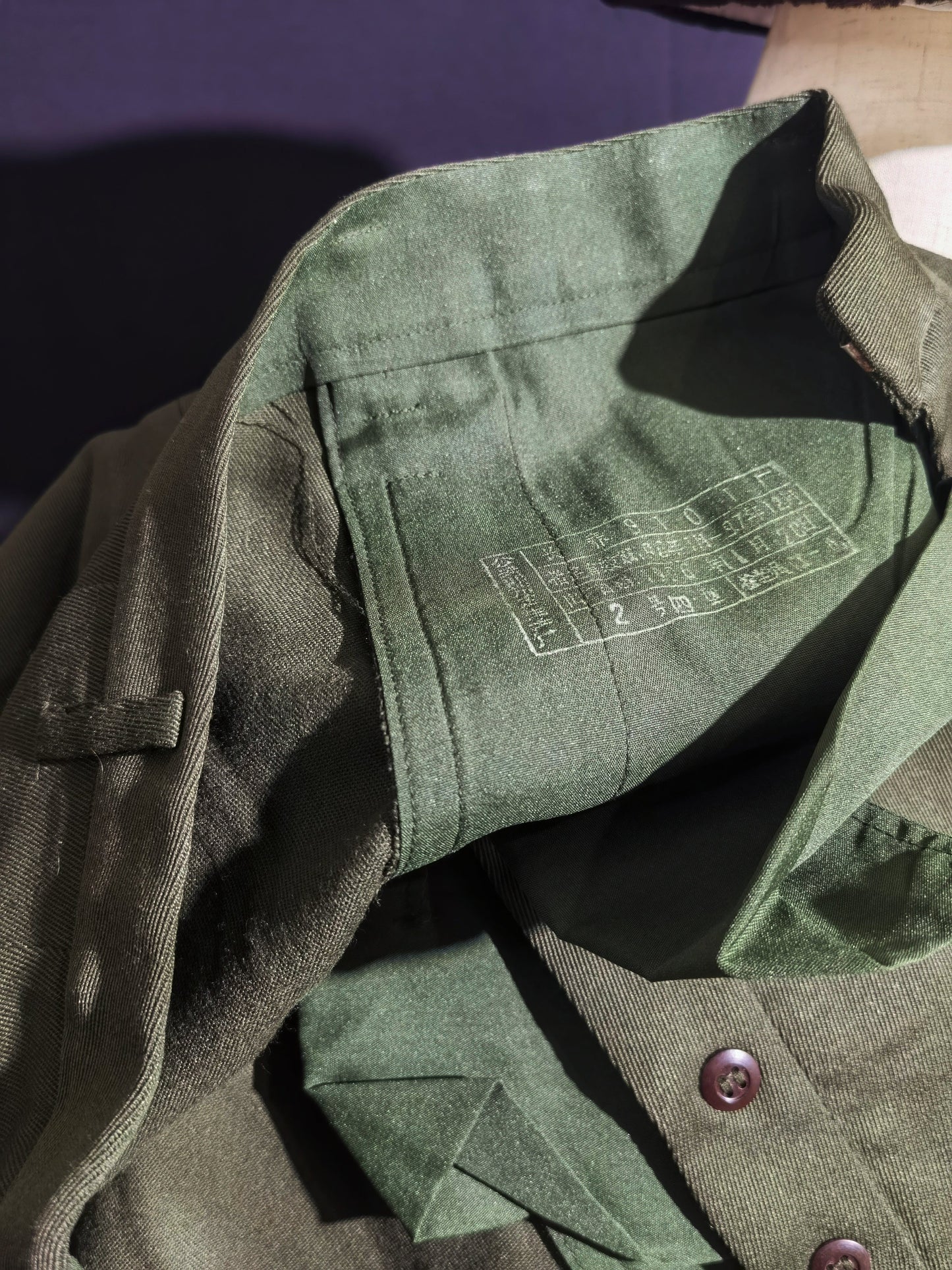 Original Type 95 Police Winter Uniform Set (Wool Gabardine Lapel Jacket, Trousers & Winter Fur Cap, Grade 1 Superintendent)