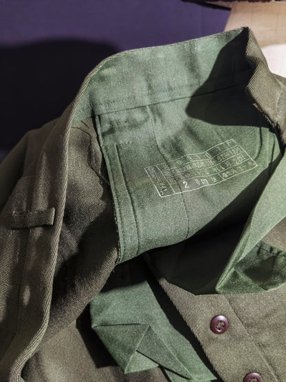 Original Type 95 Police Winter Uniform Set (Wool Gabardine Lapel Jacket, Trousers & Winter Fur Cap, Grade 1 Superintendent)