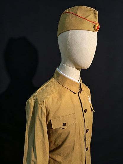 Type 55 Firefighter Soldier Uniform Reproduction Set (Garrison Cap Version)