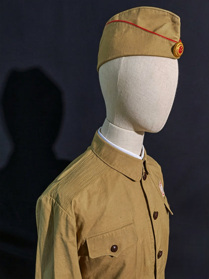 Type 55 Firefighter Soldier Uniform Reproduction Set (Garrison Cap Version)