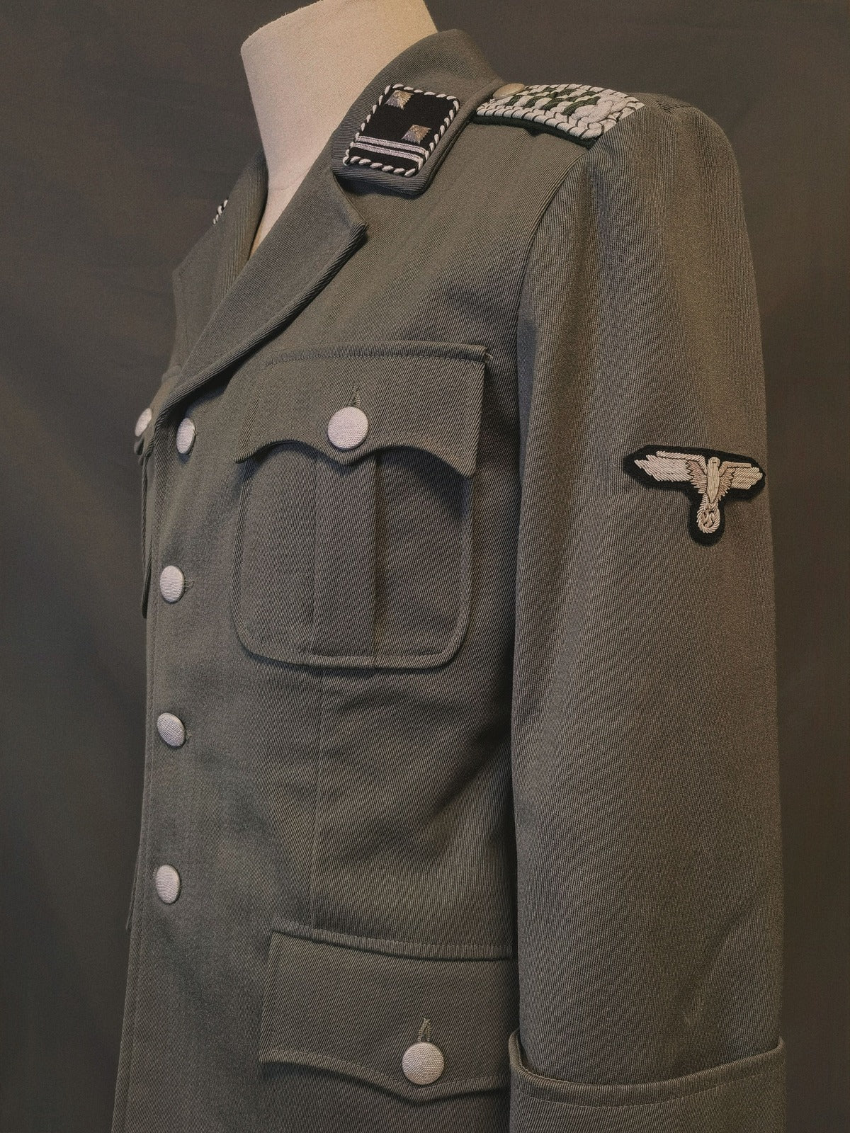 1936 European Officer-Style Wool Tunic Reproduction