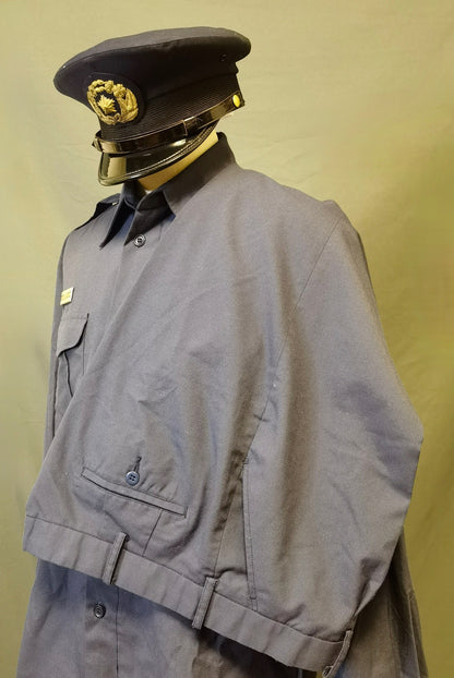 Japanese Police Heisei 1994 Service Shirt & Peaked Cap Reproduction Set