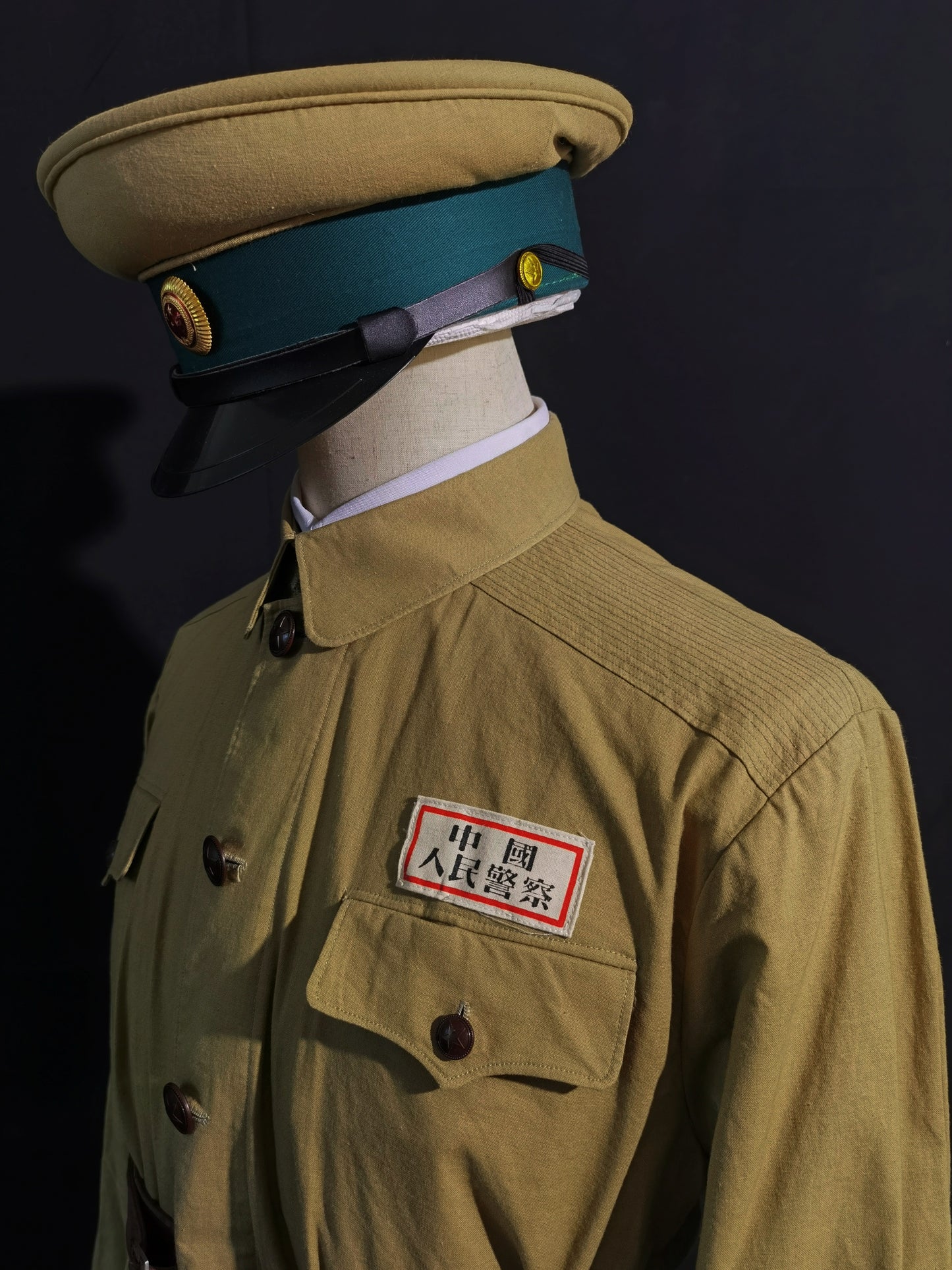 Type 55 Chinese Public Security Troops Soldier Uniform Reproduction Set (Custom Made)