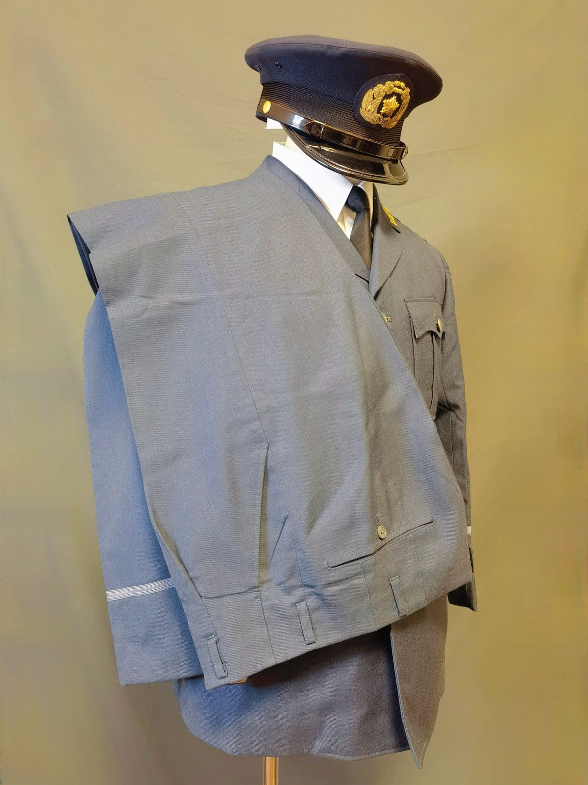 Showa 53 Japanese Airport Security Uniform Set with Winter Cap