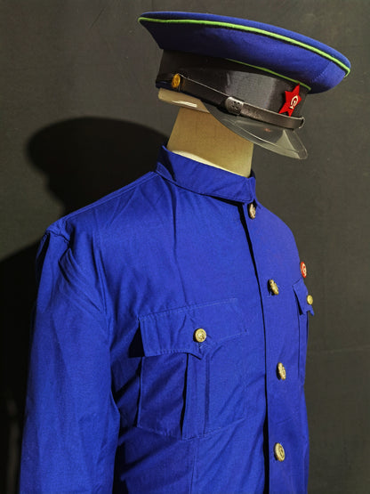 Original Type 78 Railway Spring & Autumn Service Uniform Set (Jacket, Trousers & Peaked Cap)