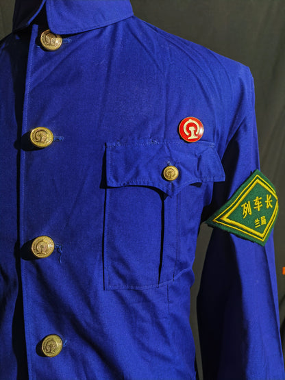 Original Type 78 Railway Spring & Autumn Service Uniform Set (Jacket, Trousers & Peaked Cap)