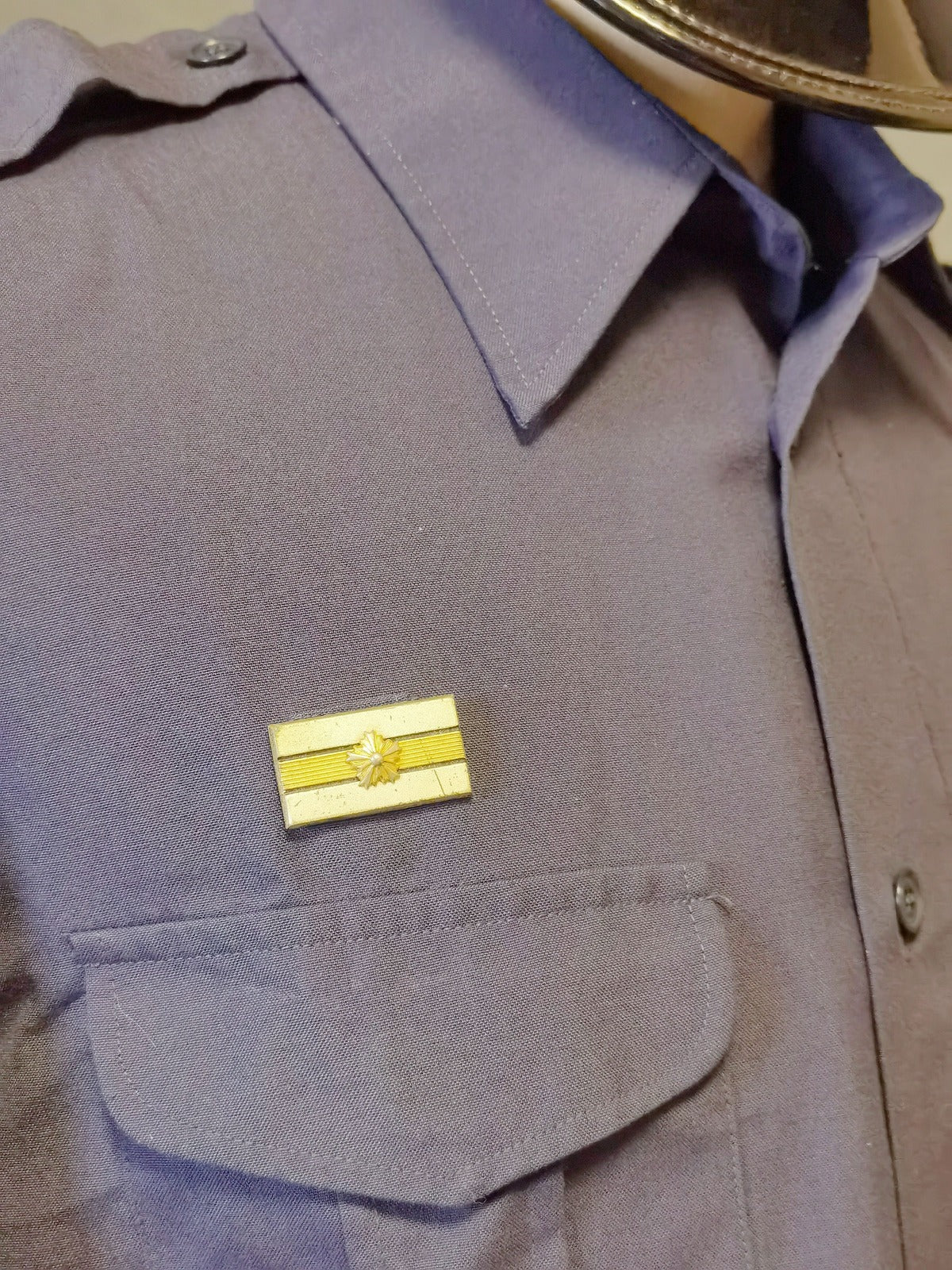 Japanese Police Heisei 1994 Service Shirt & Peaked Cap Reproduction Set