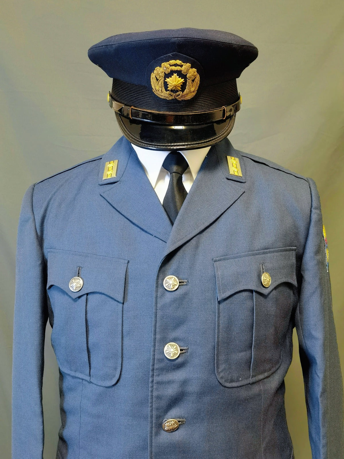 Showa 53 Japanese Airport Security Uniform Set with Winter Cap