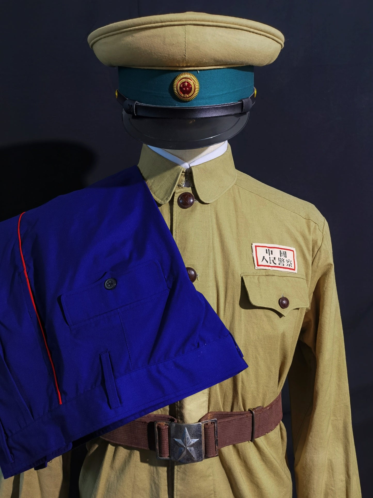 Type 55 Chinese Public Security Troops Soldier Uniform Reproduction Set (Custom Made)