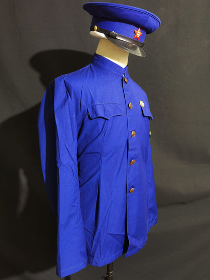 Early 1970s Railway Uniform Full Set Reproduction (Peaked Cap Version)