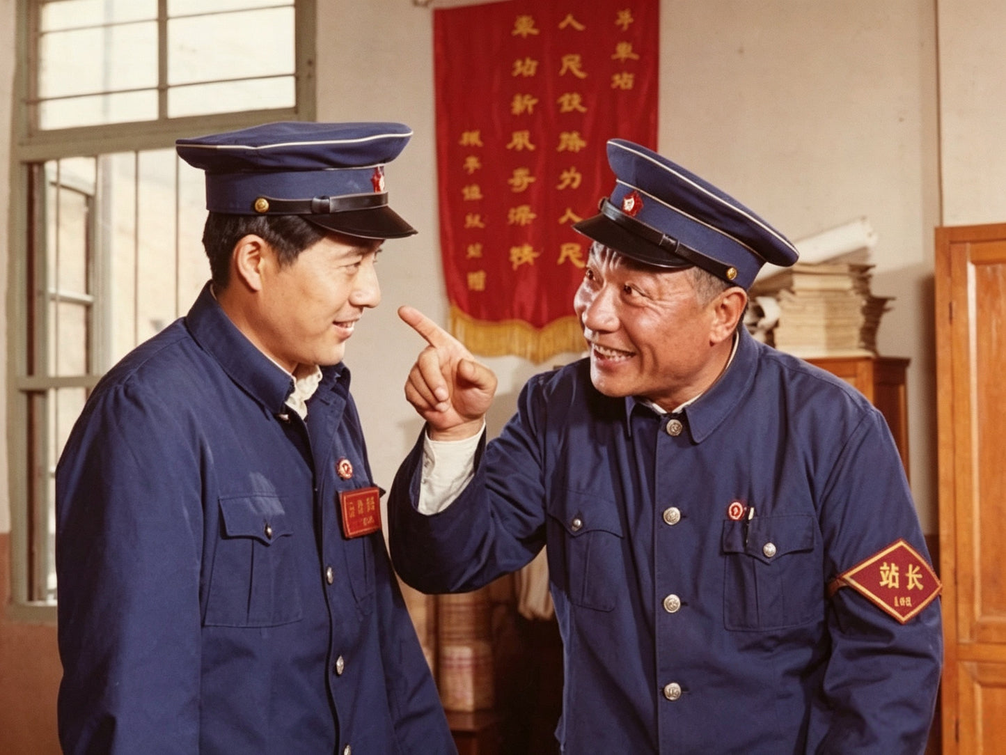 Original Type 78 Railway Spring & Autumn Service Uniform Set (Jacket, Trousers & Peaked Cap)
