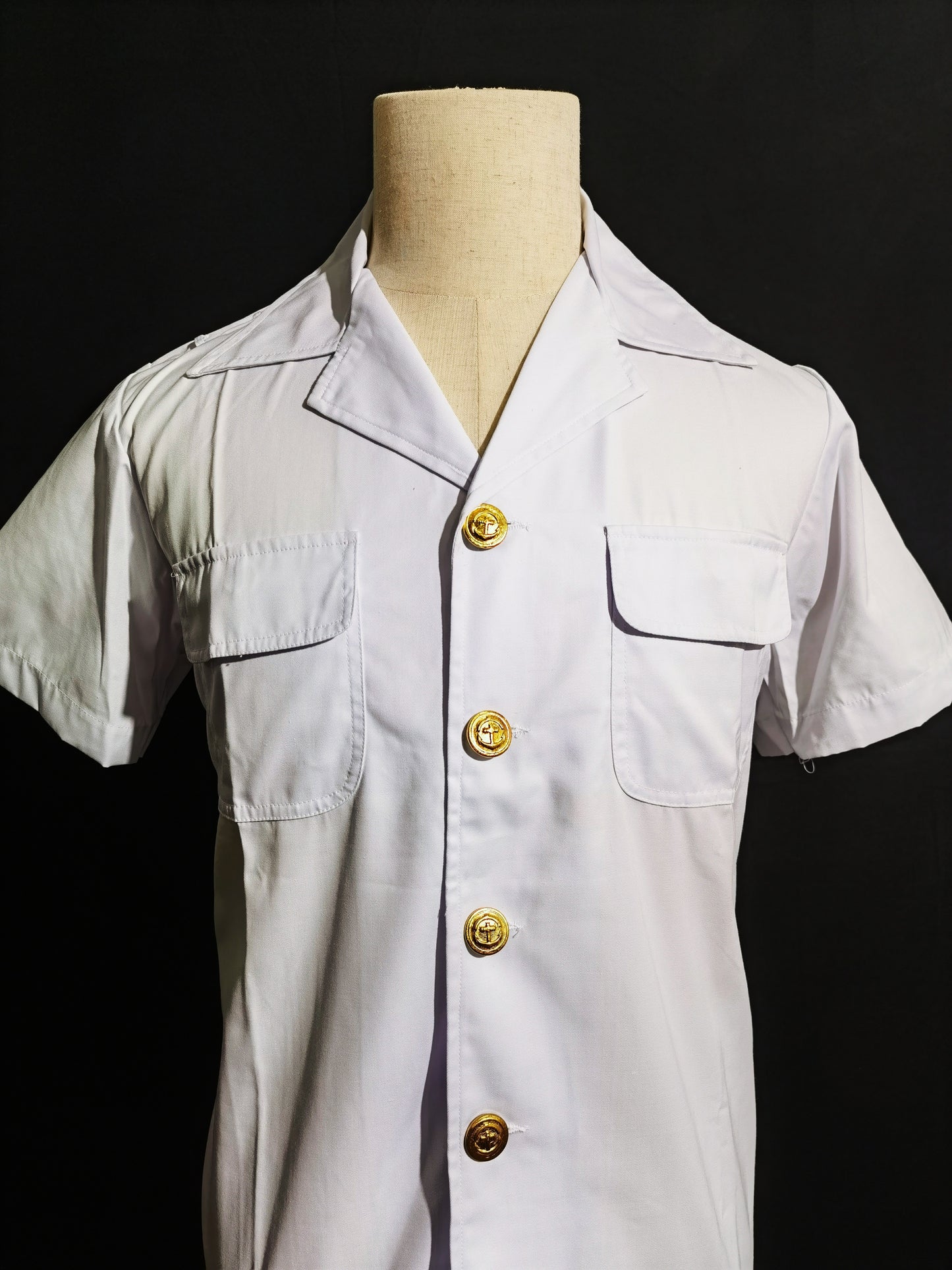 Chinese COSCO 1990s Seafarer Summer White Uniform Vintage Set