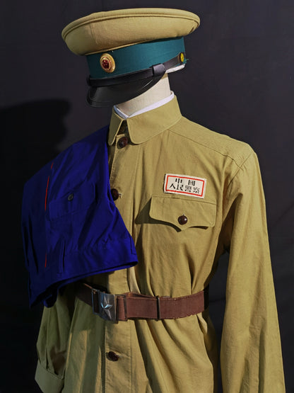Type 55 Chinese Public Security Troops Soldier Uniform Reproduction Set (Custom Made)