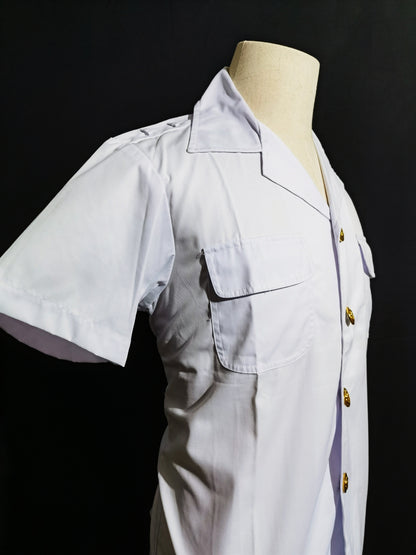 Chinese COSCO 1990s Seafarer Summer White Uniform Vintage Set