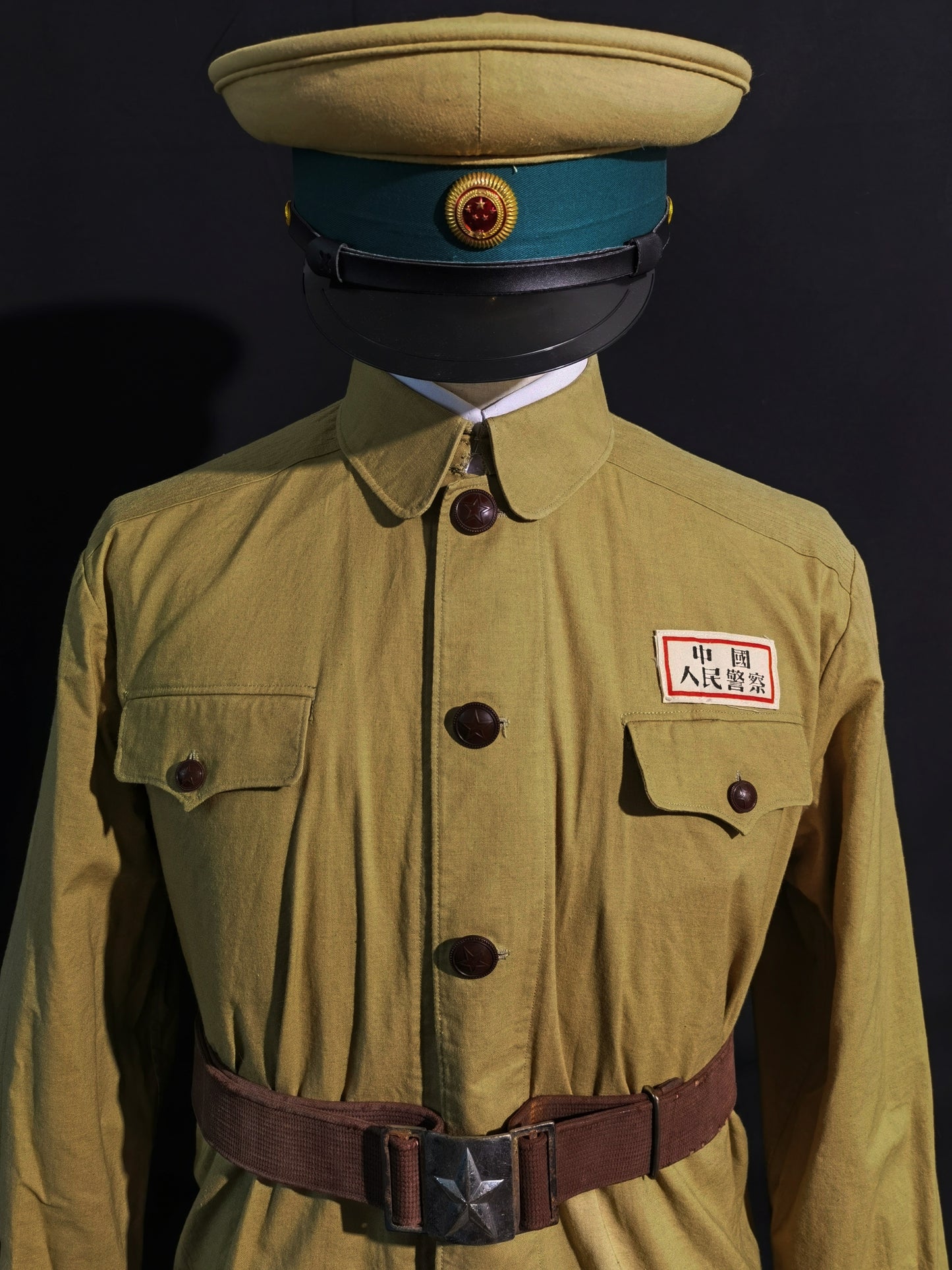 Type 55 Chinese Public Security Troops Soldier Uniform Reproduction Set (Custom Made)