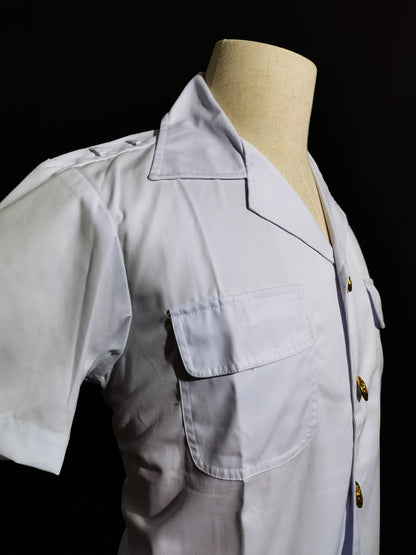 Chinese COSCO 1990s Seafarer Summer White Uniform Vintage Set