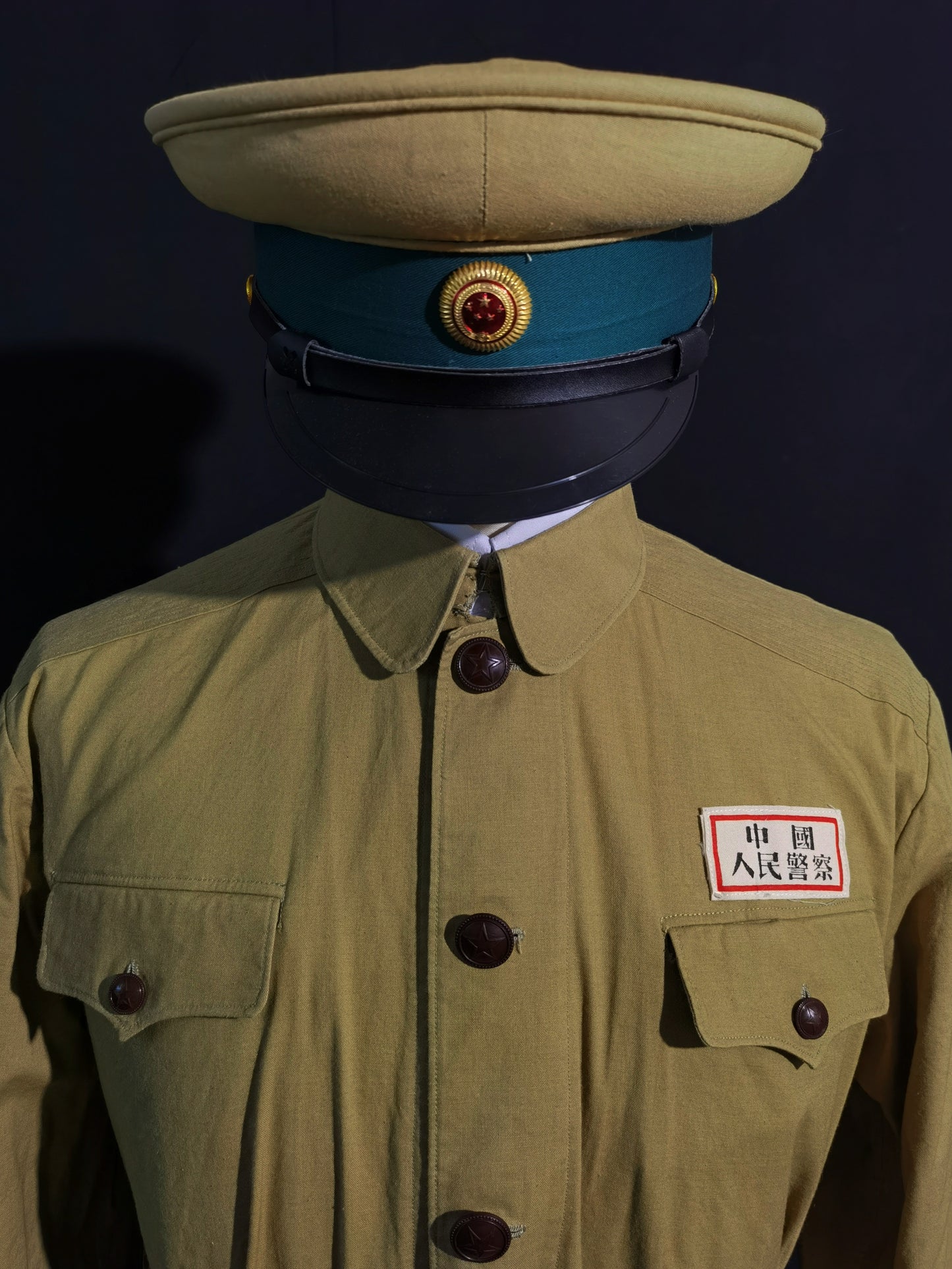 Type 55 Chinese Public Security Troops Soldier Uniform Reproduction Set (Custom Made)