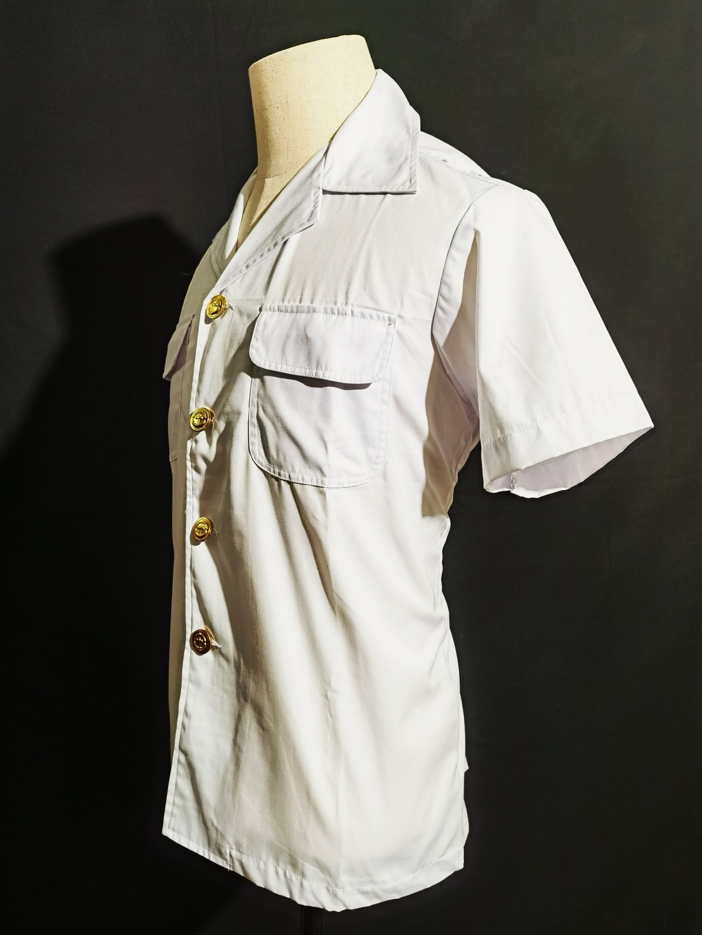 Chinese COSCO 1990s Seafarer Summer White Uniform Vintage Set