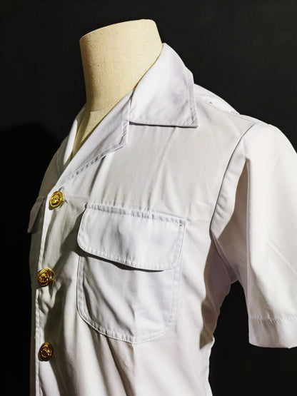Chinese COSCO 1990s Seafarer Summer White Uniform Vintage Set