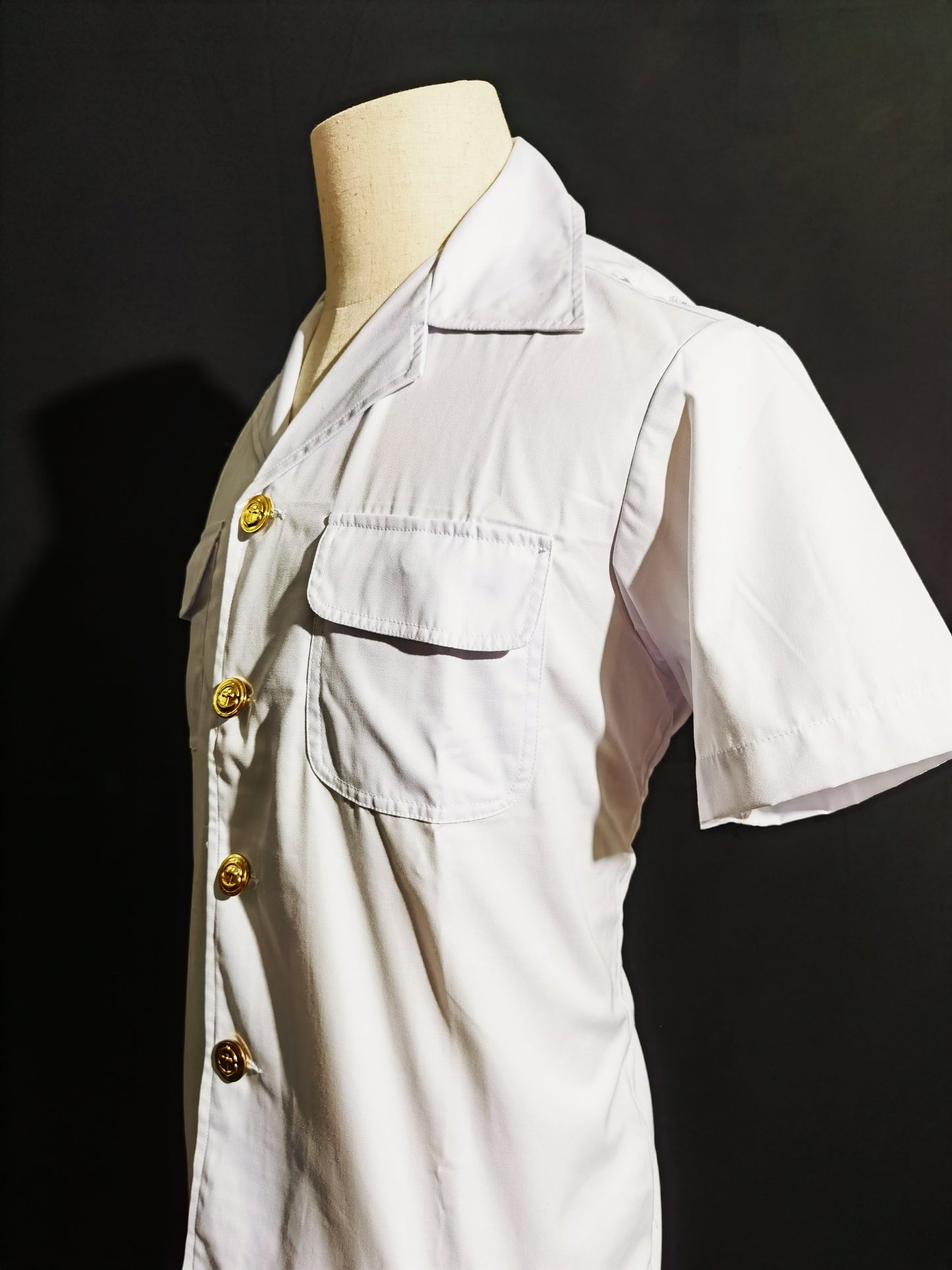 Chinese COSCO 1990s Seafarer Summer White Uniform Vintage Set