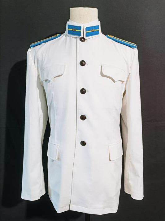 Chinese Type 55 Naval Aviation Cadet White Tunic and Insignia Reproduction Set