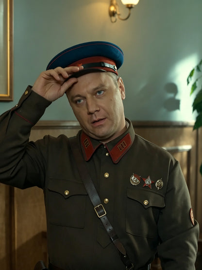 Soviet NKVD Internal Affairs Wool Peaked Cap Reproduction