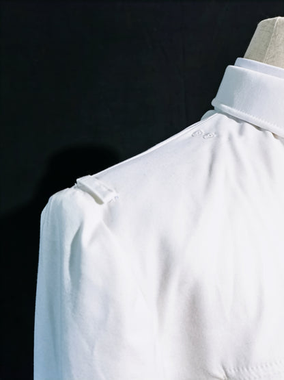 Chinese Type 55 Naval Aviation Cadet White Tunic and White Trousers Reproduction Uniform Set