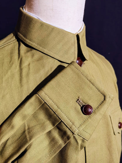 Chinese Type 55 Early Soldier Narrow-Cuff Herringbone Reproduction Uniform Set