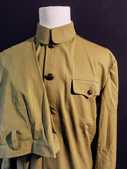 Chinese Type 55 Early Soldier Narrow-Cuff Herringbone Reproduction Uniform Set