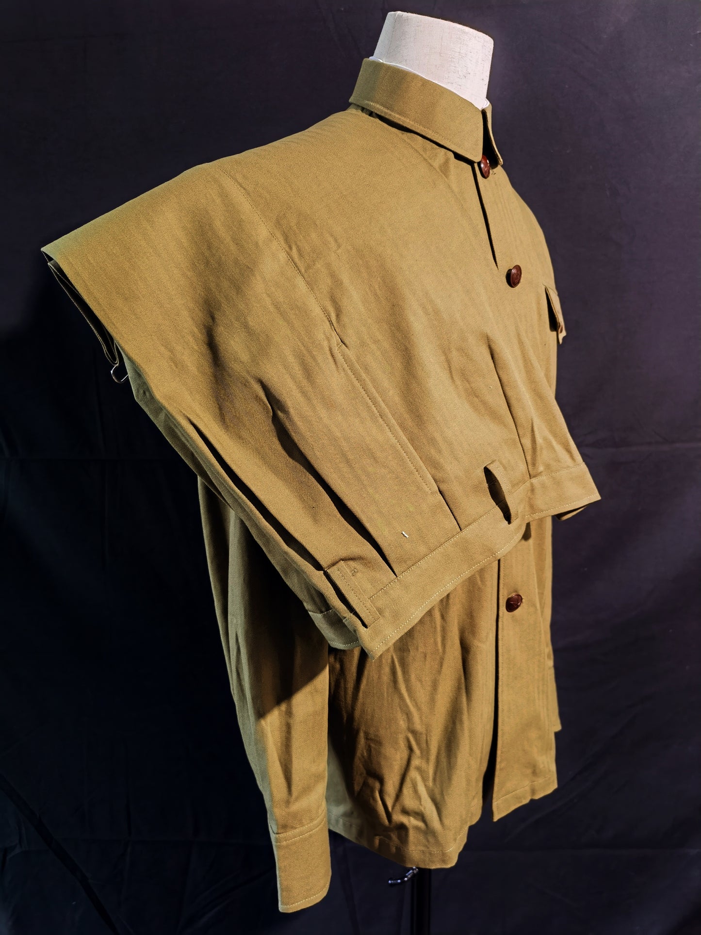 Chinese Type 55 Early Soldier Narrow-Cuff Herringbone Reproduction Uniform Set
