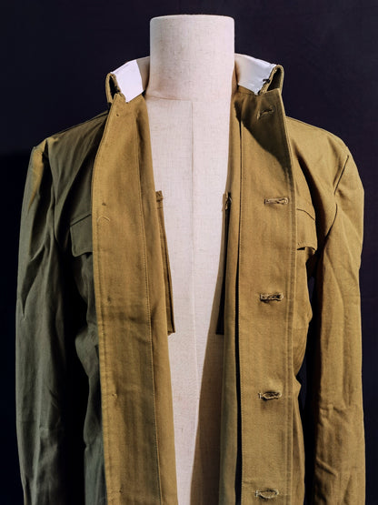 Chinese Type 55 Early Soldier Narrow-Cuff Herringbone Reproduction Uniform Set
