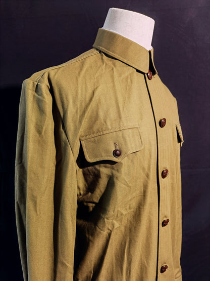 Chinese Type 55 Early Soldier Narrow-Cuff Herringbone Reproduction Uniform Set
