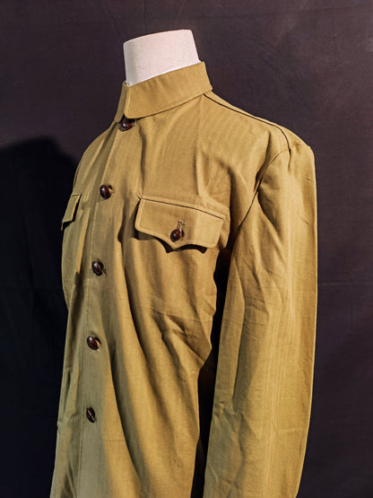 Chinese Type 55 Early Soldier Narrow-Cuff Herringbone Reproduction Uniform Set