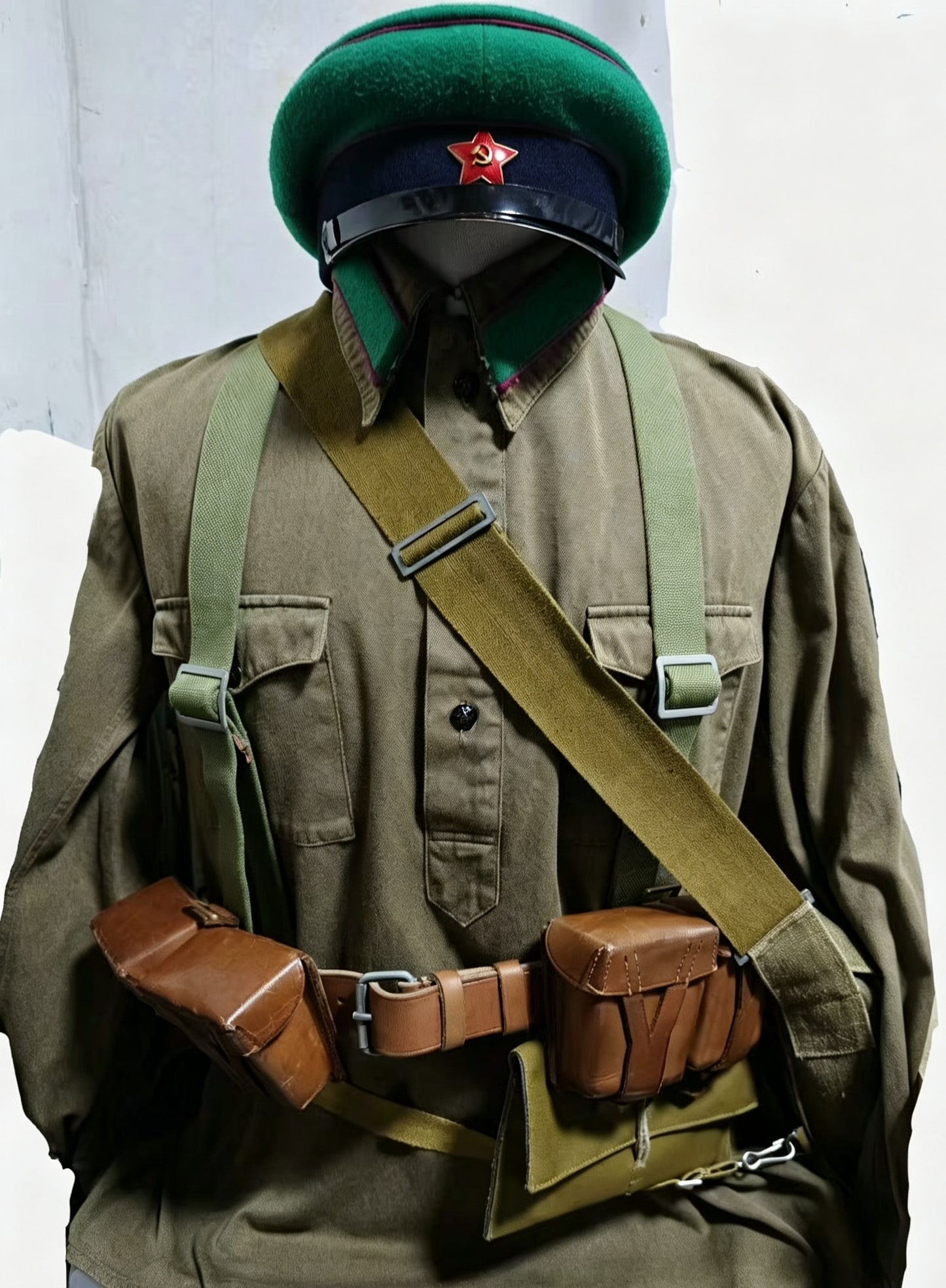 Soviet M35 Border Troops Wool Peaked Cap Reproduction
