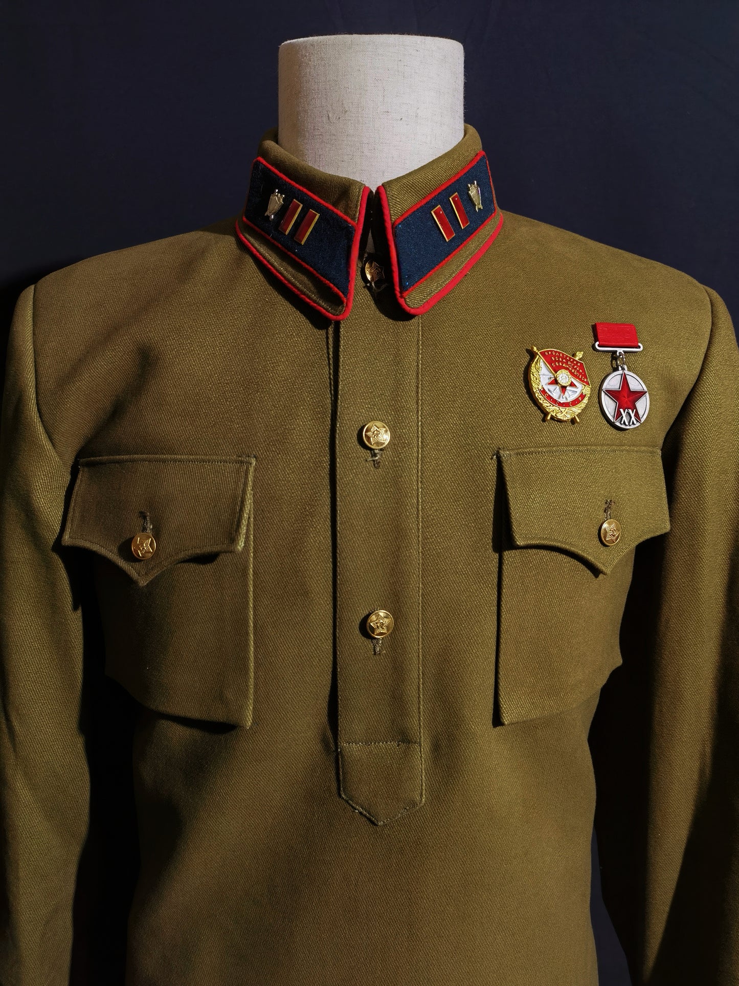 Soviet M35 Military Justice Major Reproduction Uniform Set