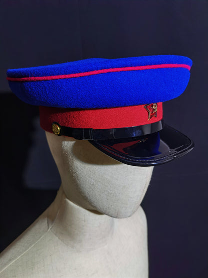 Soviet NKVD Internal Affairs Wool Peaked Cap Reproduction