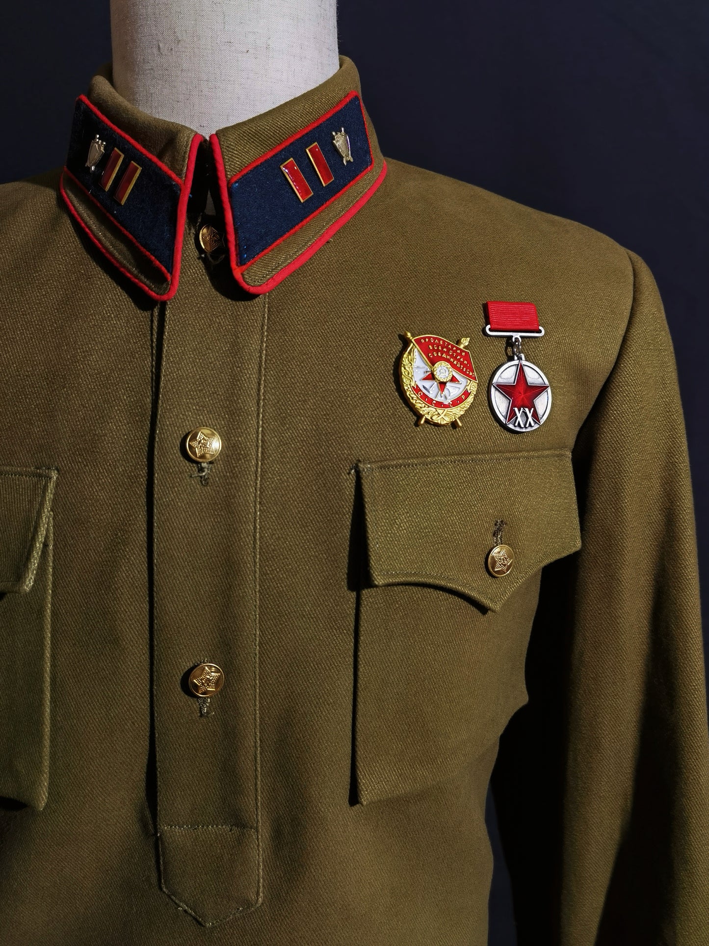Soviet M35 Military Justice Major Reproduction Uniform Set