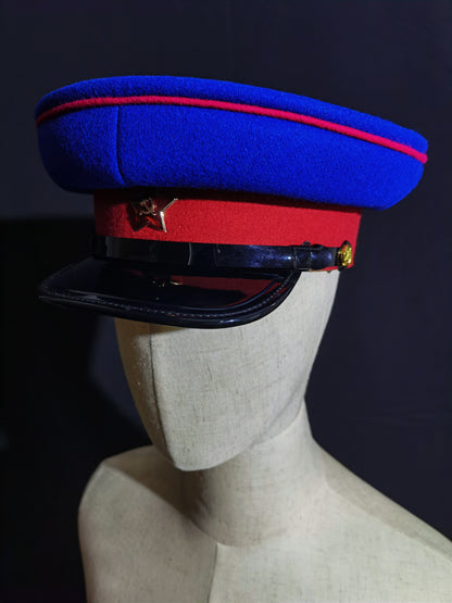 Soviet NKVD Internal Affairs Wool Peaked Cap Reproduction