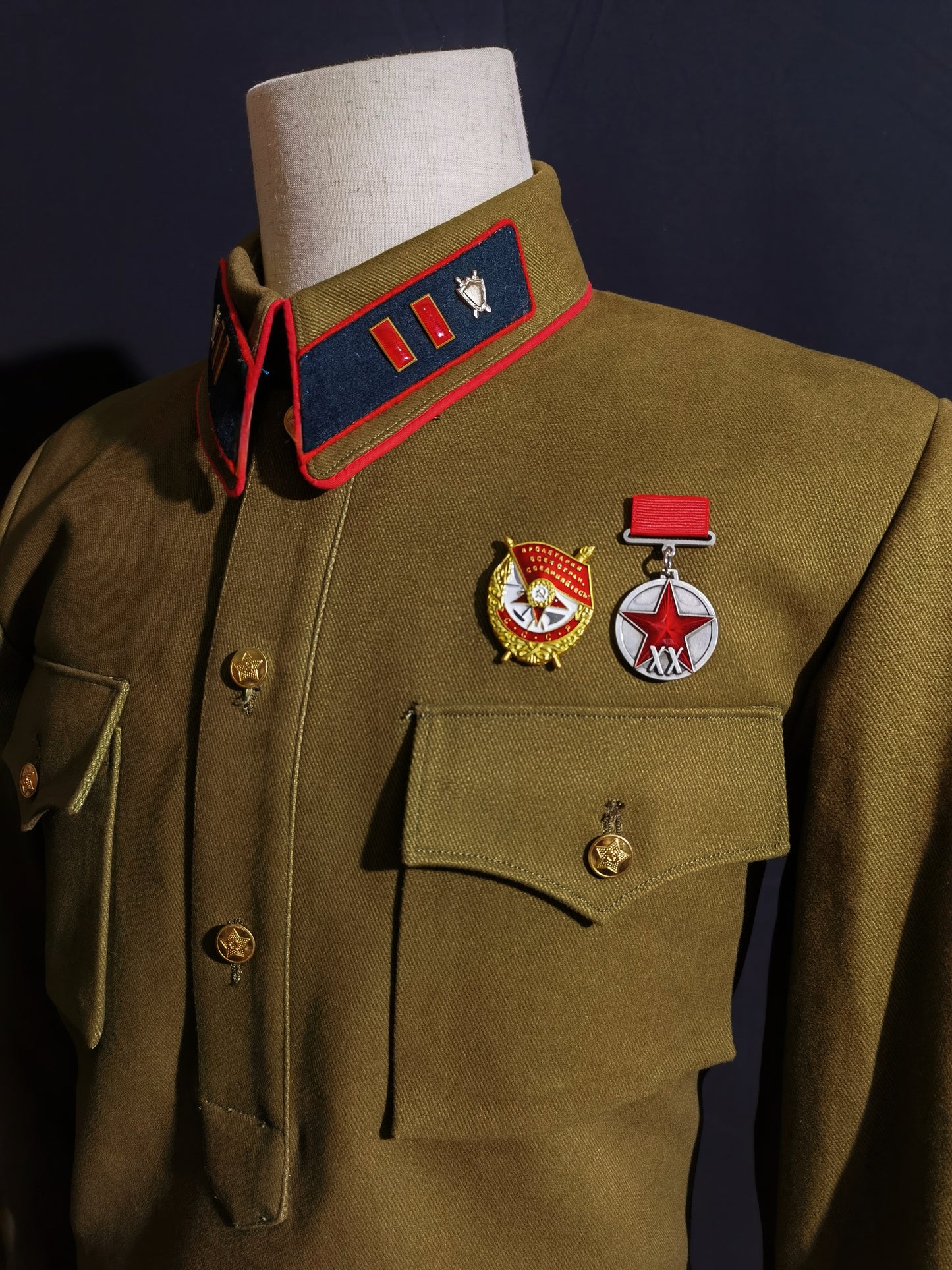 Soviet M35 Military Justice Major Reproduction Uniform Set