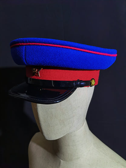Soviet NKVD Internal Affairs Wool Peaked Cap Reproduction