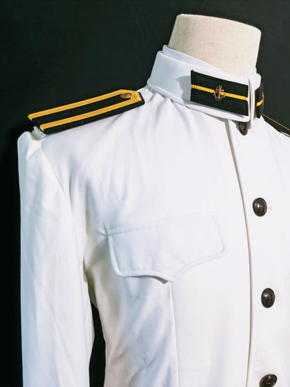 Chinese Type 55 Naval Cadet White Tunic and Insignia Reproduction Set